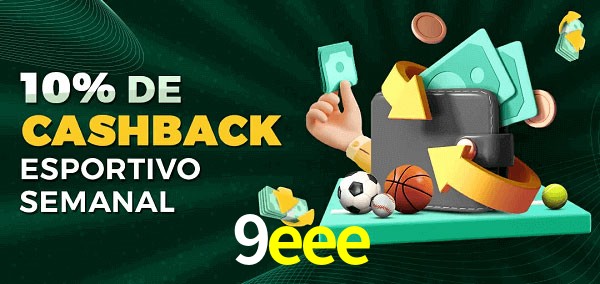 10% de bônus de cashback na 9eee